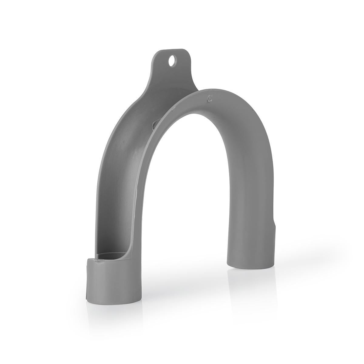 Bend holder outlet hose Grey