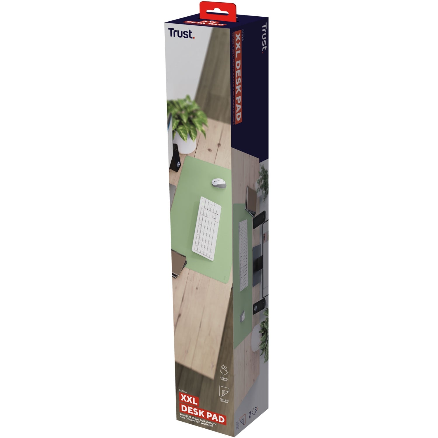 Benya XXL Desk Mat Green