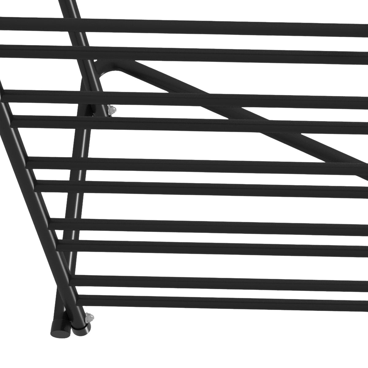 Bicycle Stand, Multiple Stand, Weatherproof, Up To 3 Bicycles, Steel, Black, 114X58X75Cm