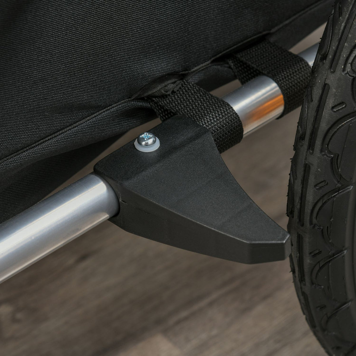 Bicycle Trailer 2 In 1 Stroller Jogger Function, 360° Rotatable, Seat Belt, Green + Black, 160X84X106Cm