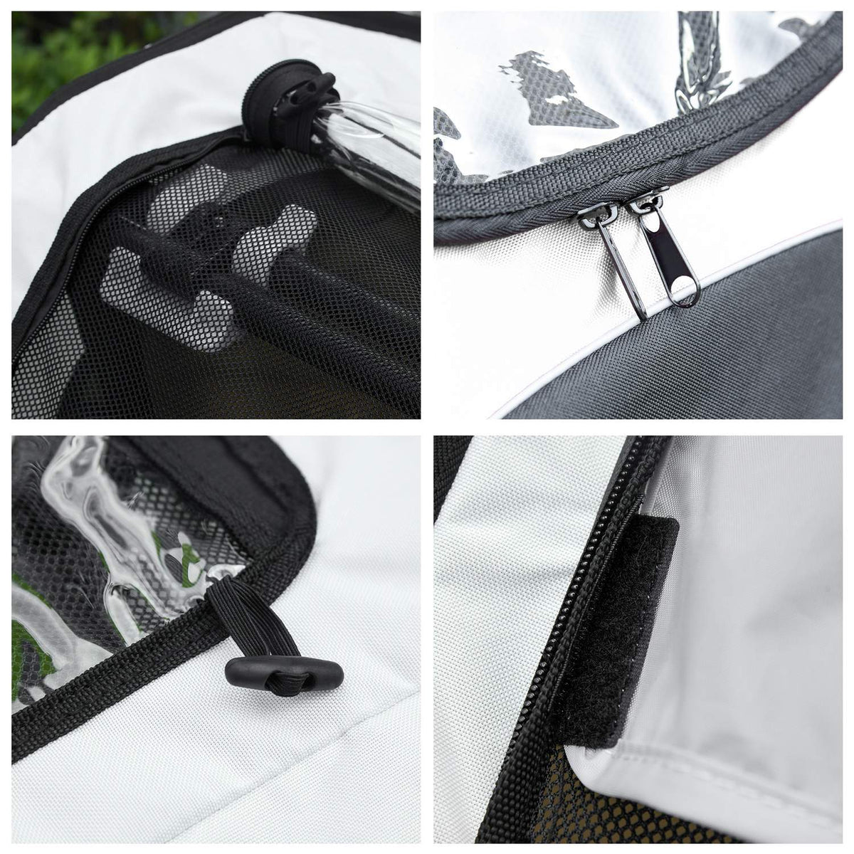 Bicycle Trailer Jogger 3 In 1 Child Trailer, Aluminum, For 2 Children, With Flag, White+Black