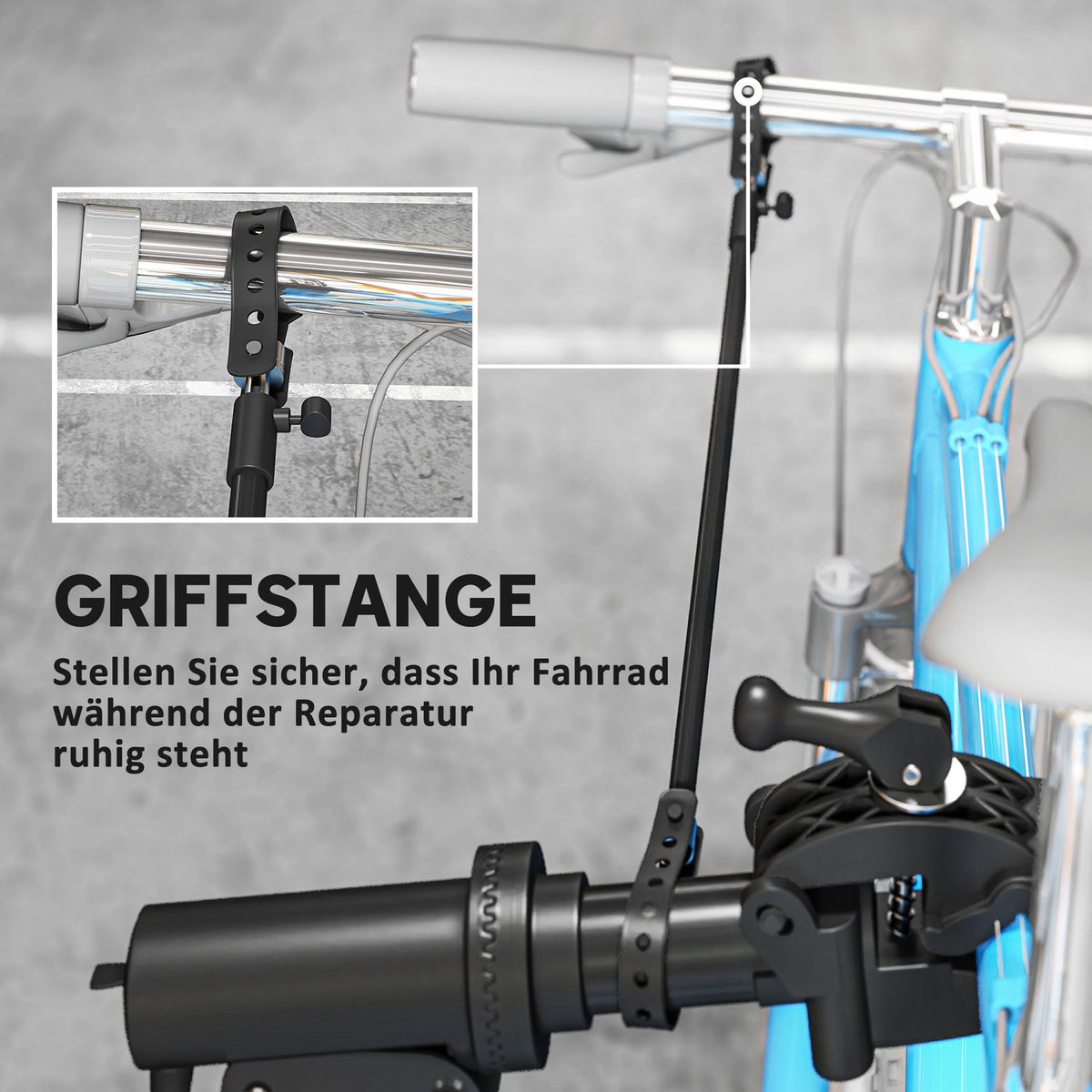Bicycle assembly stand repair stand for bicycles up to 40 kg Bicycle stand, foldable, height-adjustable and 360° rotatable for racing bikes, mountain bikes, e-bikes
