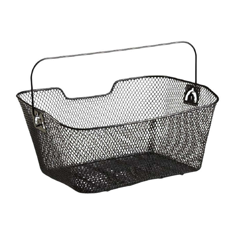 Bicycle basket for luggage carrier