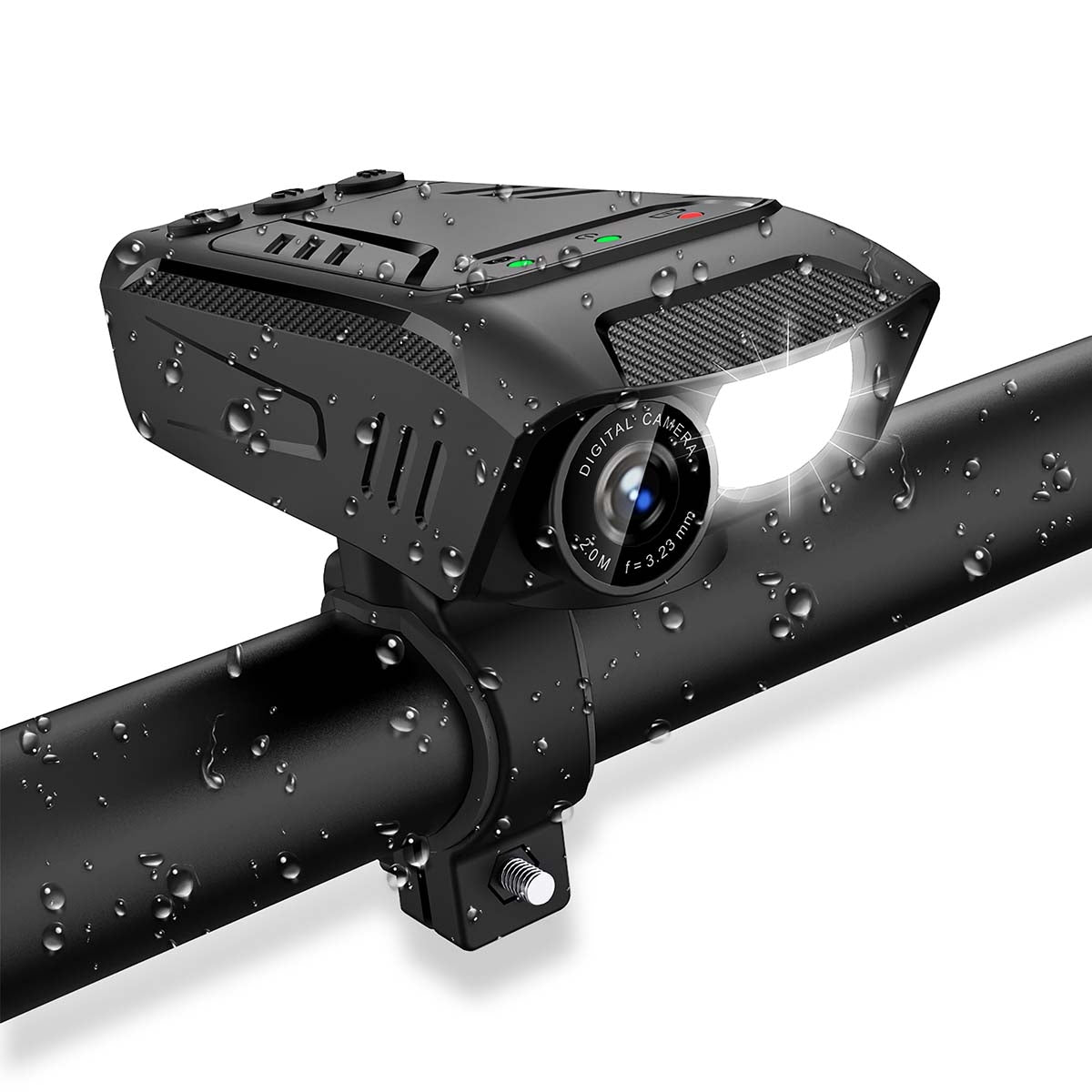 Bicycle camera | 1080p@30fps | 2 MPixel | 600 min | 70 ° | 600 min | Brackets included | Black