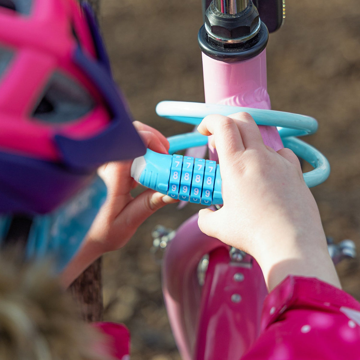 Bicycle lock child number combination