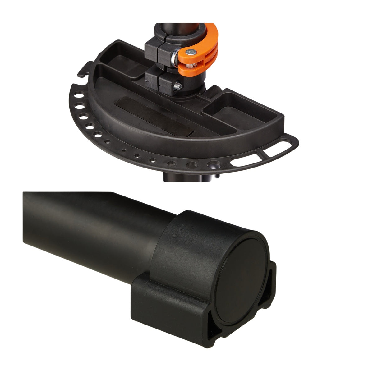 Bicycle mounting stand with handlebar holder
