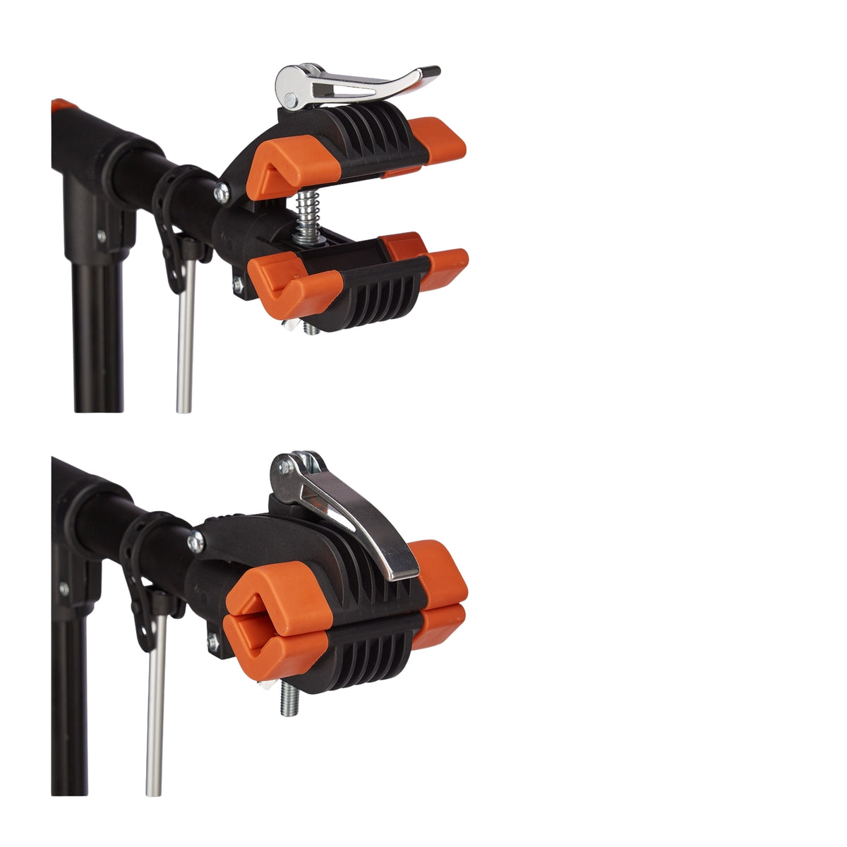 Bicycle mounting stand with handlebar holder