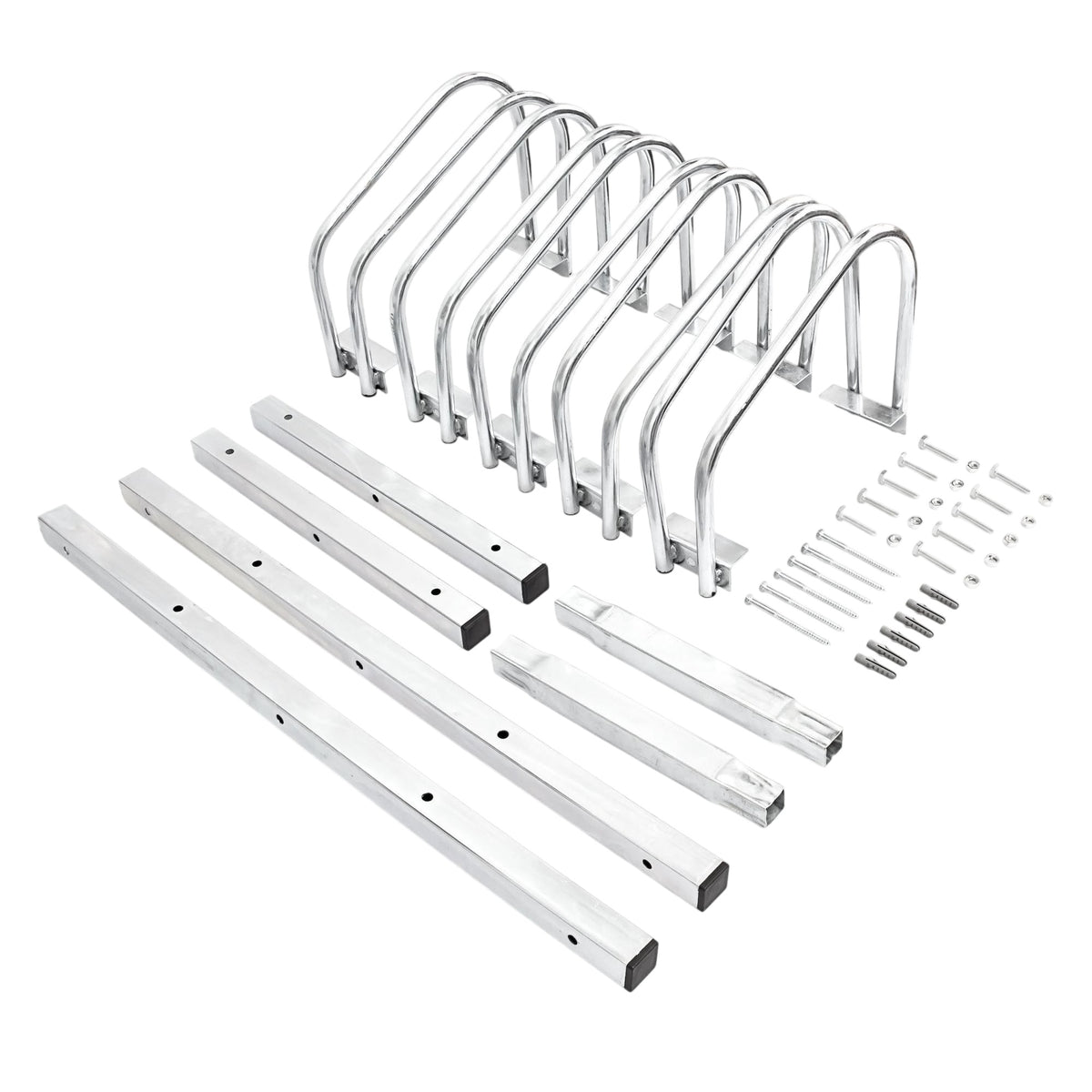 Bicycle rack 5 bicycles steel