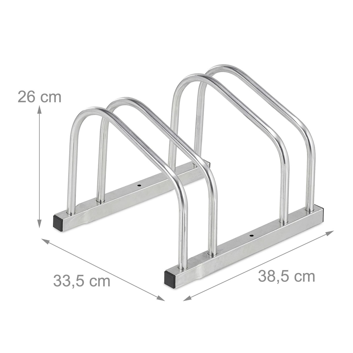 Bicycle rack for 2 bicycles