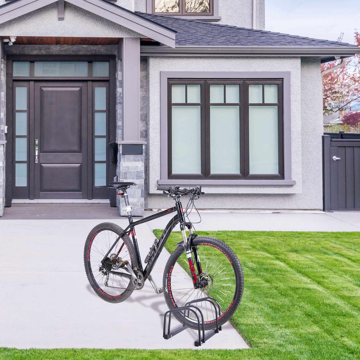 Bicycle rack for 2 bicycles