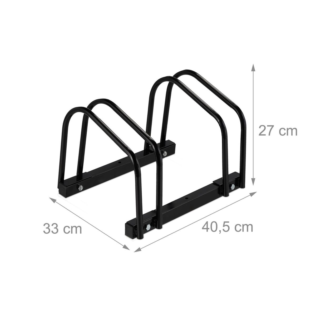 Bicycle rack for 2 bicycles