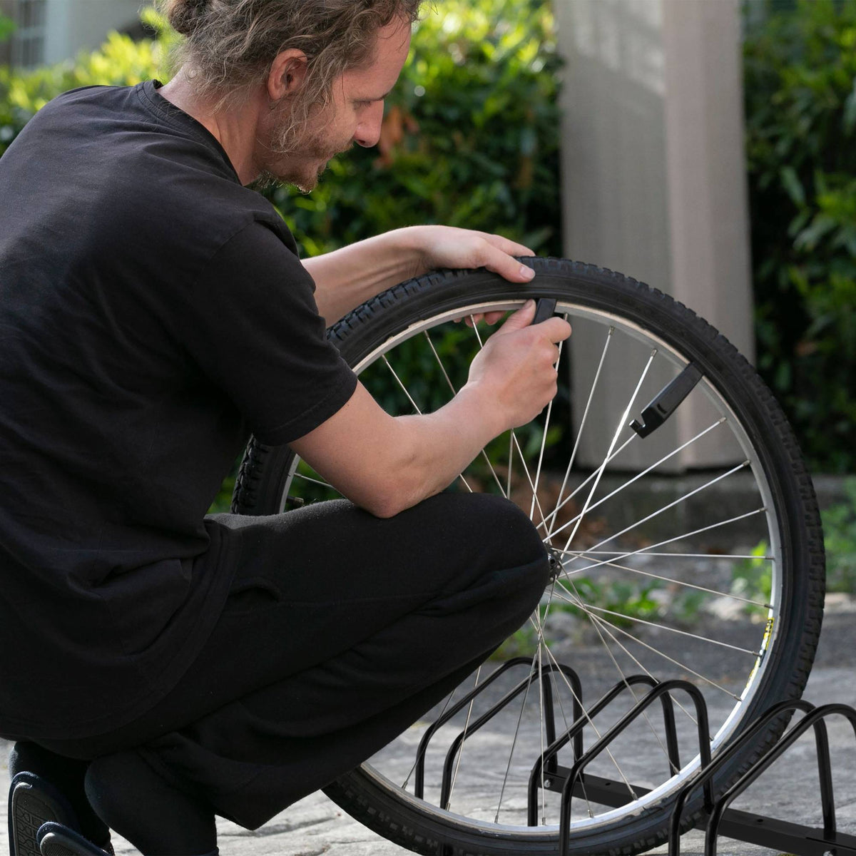 Bicycle rack for 3 bicycles
