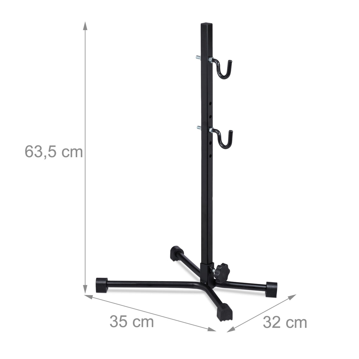 Bicycle rack for rear wheels