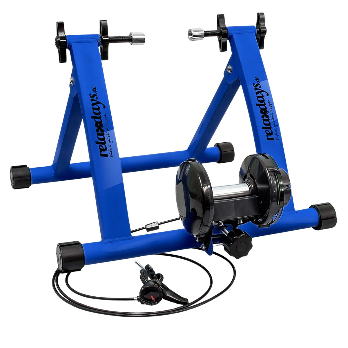 Bicycle trainer with 6 gears