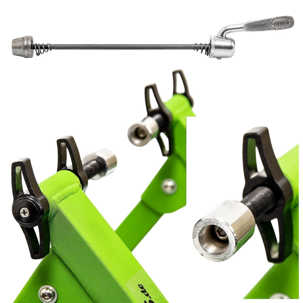 Bicycle trainer with 6 gears
