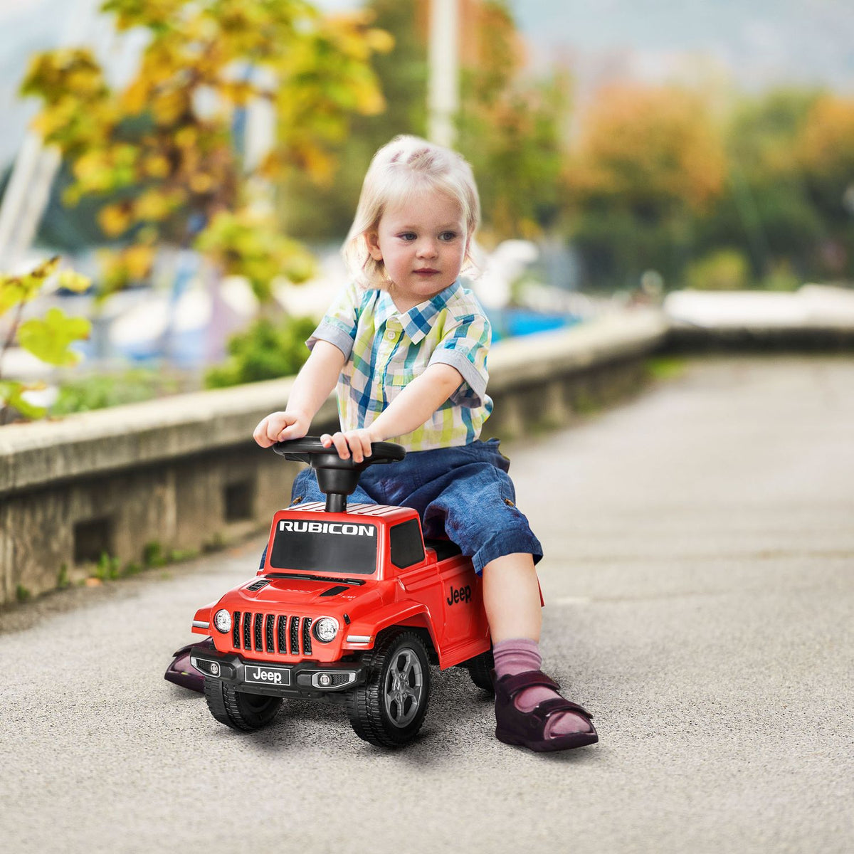 Big Bobby Car Children'S Ride-On Vehicle With Horn And Storage Space, Anti-Tip Protection And Headlights For Children From 18 Months, 63.5 X 29 X 42 Cm