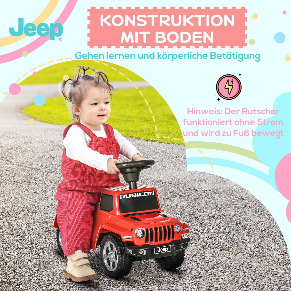 Big Bobby Car Children'S Ride-On Vehicle With Horn And Storage Space, Anti-Tip Protection And Headlights For Children From 18 Months, 63.5 X 29 X 42 Cm