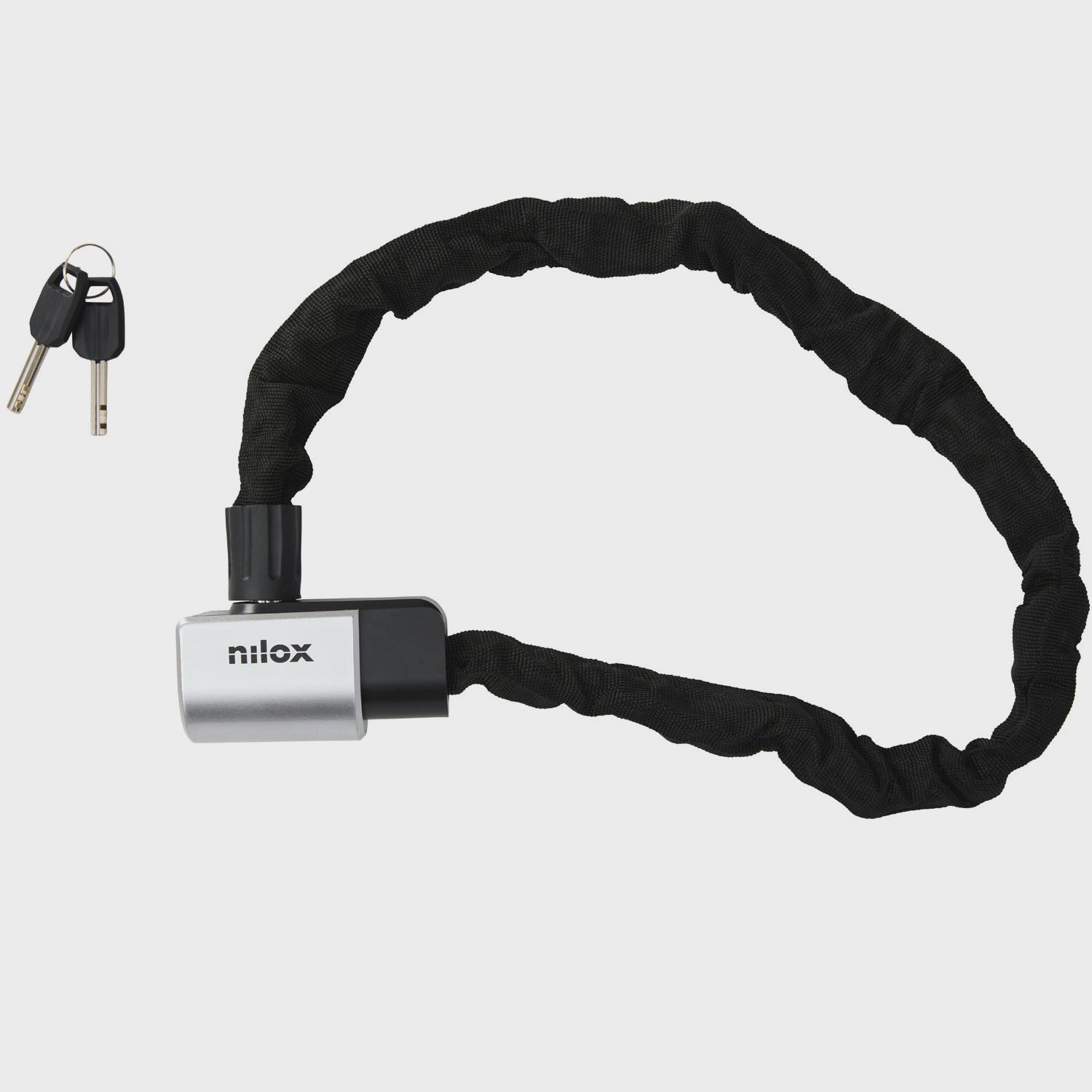 Bike Chain Lock, Metal, 94 cm, 2 Keys Included
