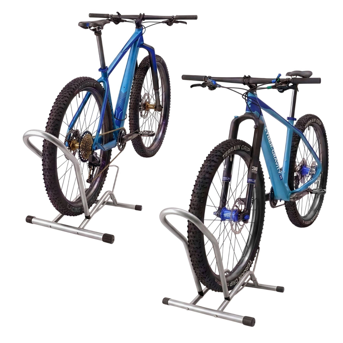 Bike Floor Stand for Up to 29-Inch Wheels, Non-Slip