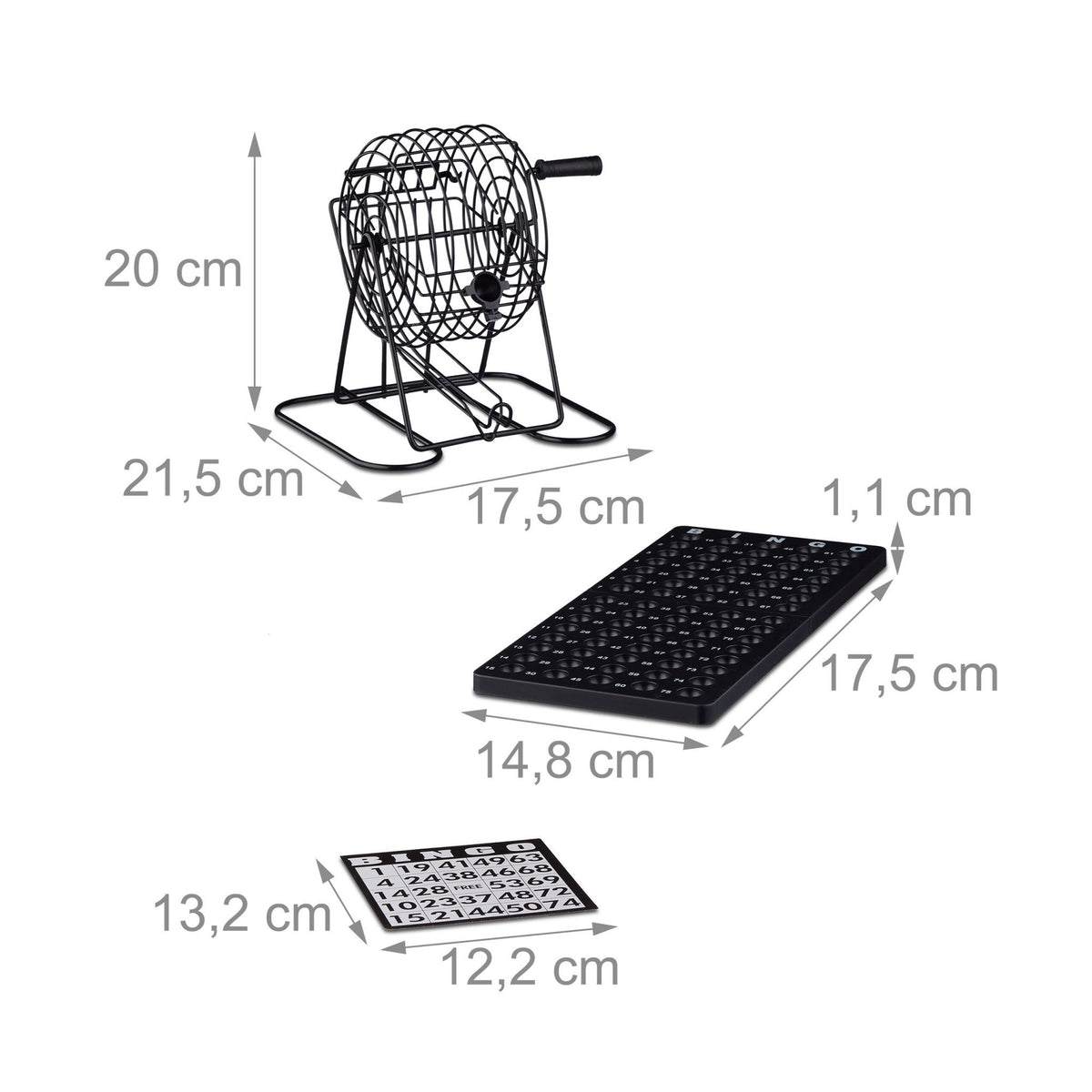 Bingo game with lottery drum