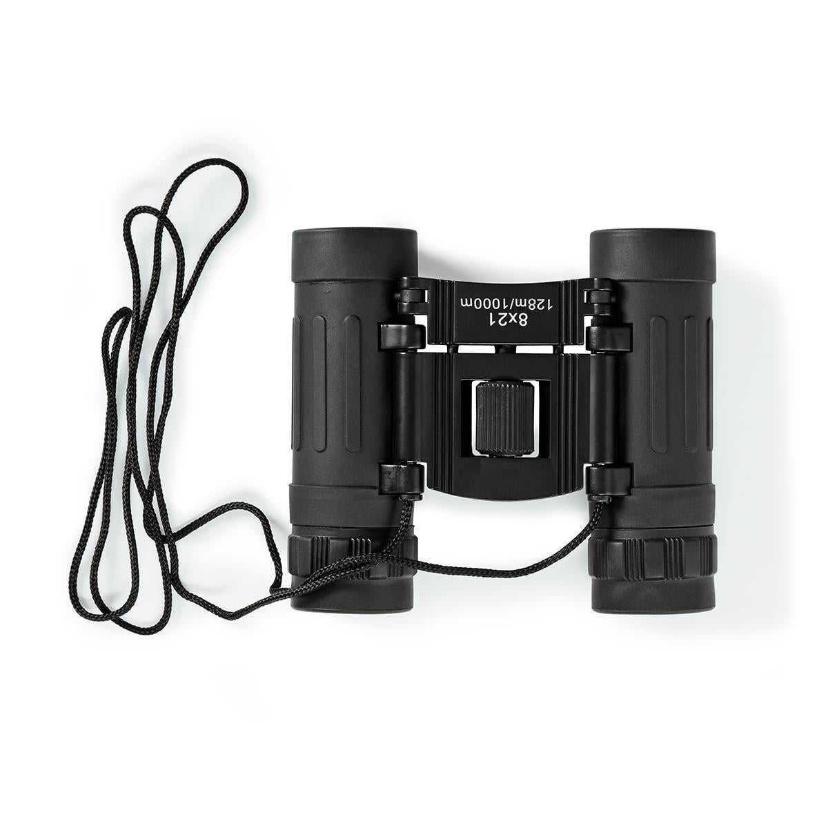 Binocular | Magnification: 8 x | Objective lens diameter: 21 mm | Field of view: 128 m | Suitcase included | Black