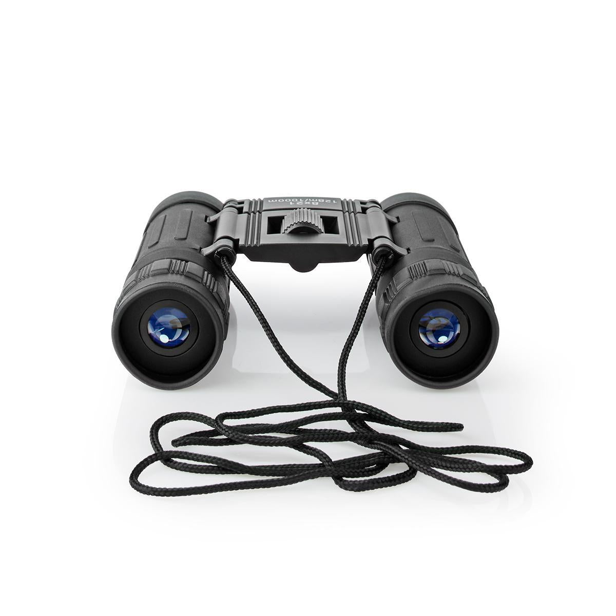 Binocular | Magnification: 8 x | Objective lens diameter: 21 mm | Field of view: 128 m | Suitcase included | Black