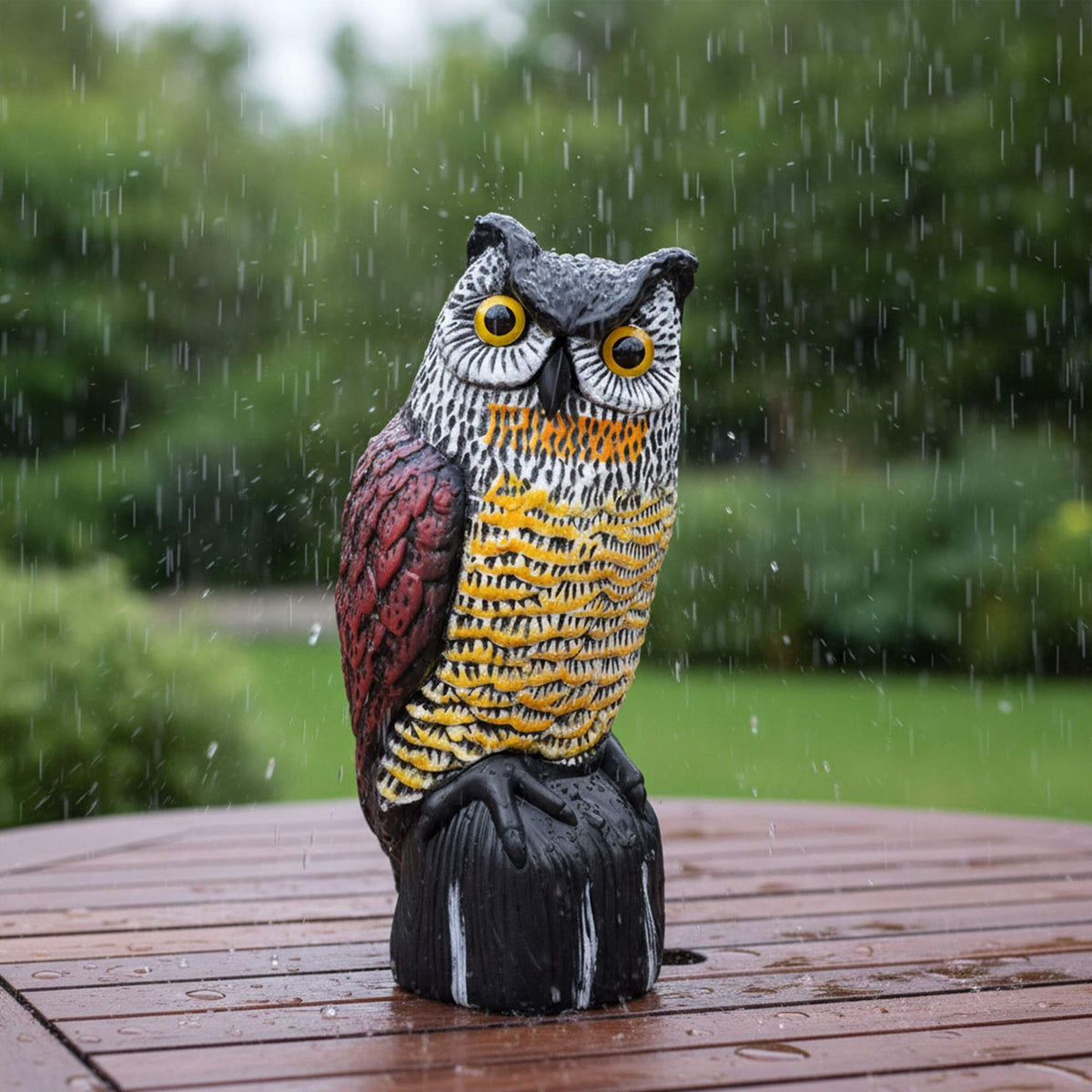 Bird Deterrent Owl Decoy, 40cm, Lifelike Design