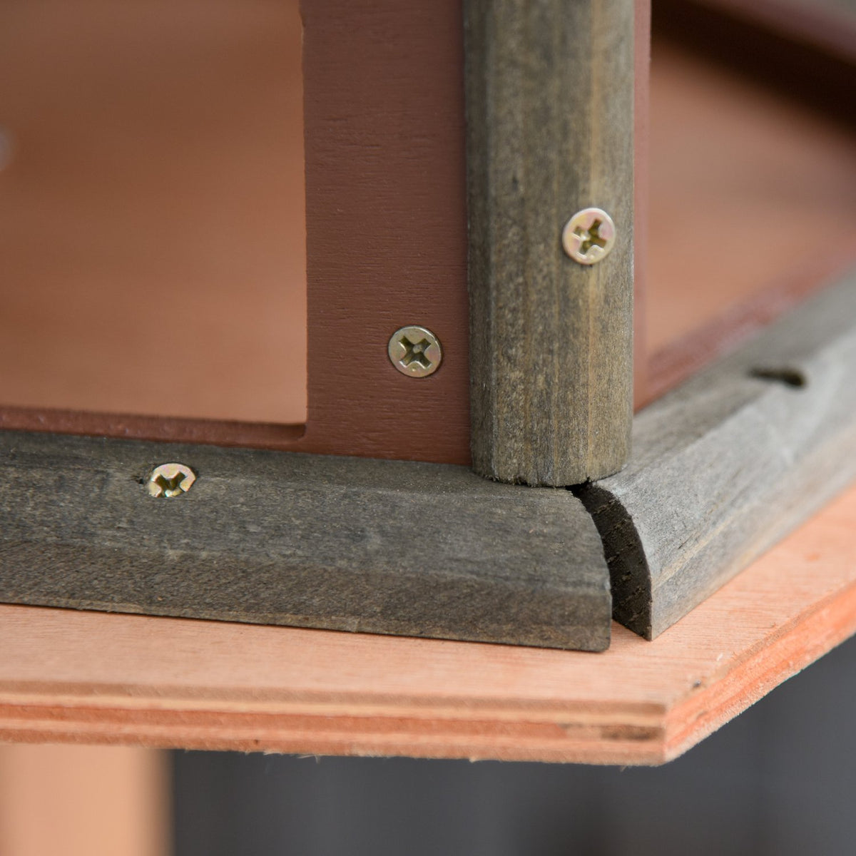 Bird House Bird Feeder Wooden Bird Villa Feeder Bird Stand Bird Table Bird House Play Stand With Waterproof Roof Natural Diameter 52 X 130 H Cm