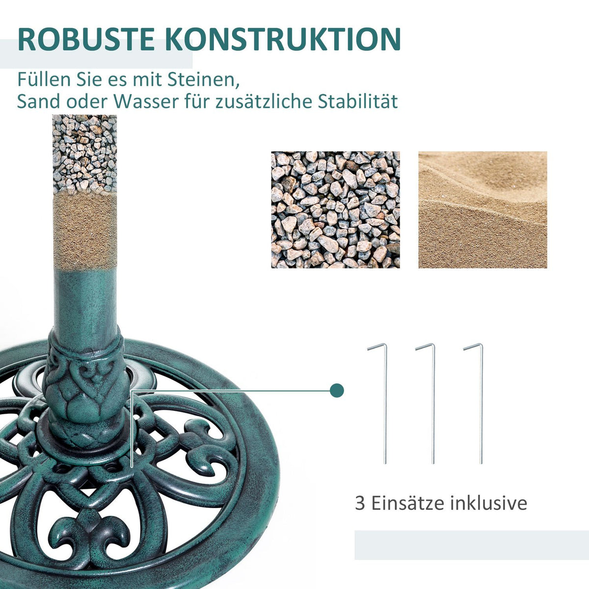 Bird bath bird bath with stand 69.5 cm for wild birds, bird feeder & wild bird bath for garden and balcony
