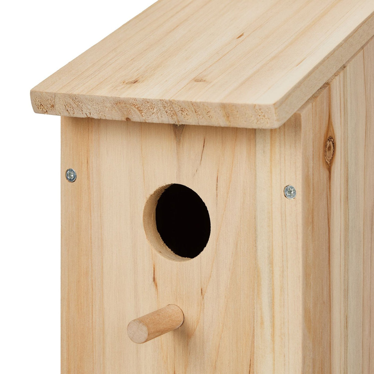 Birdhouse Kits with Perch & Hinged Roof – Set of 2