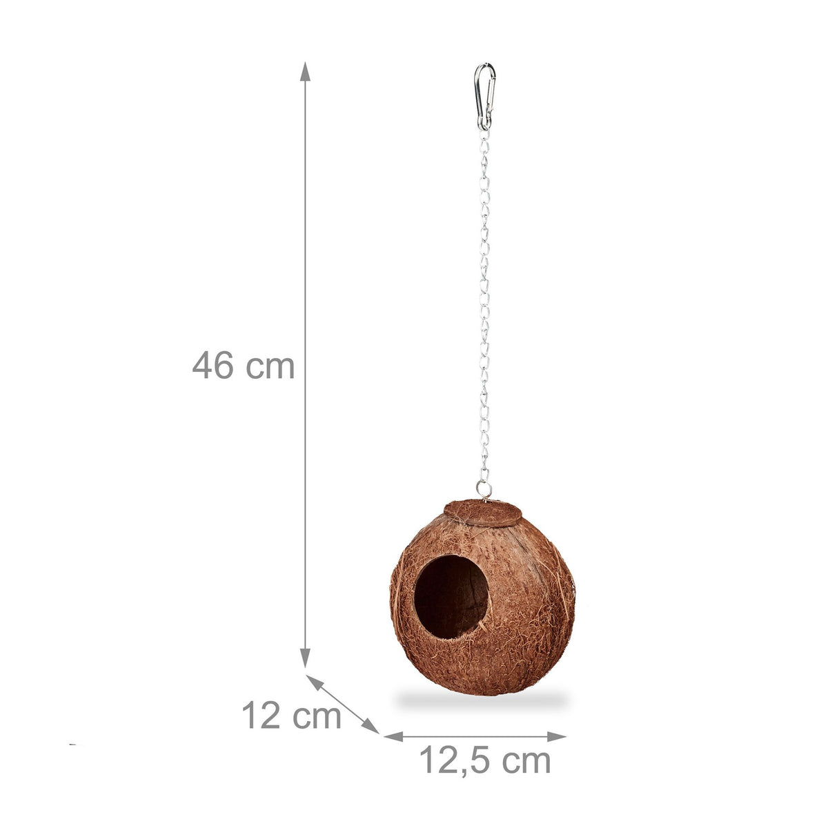 Birdhouse coconut set of 2