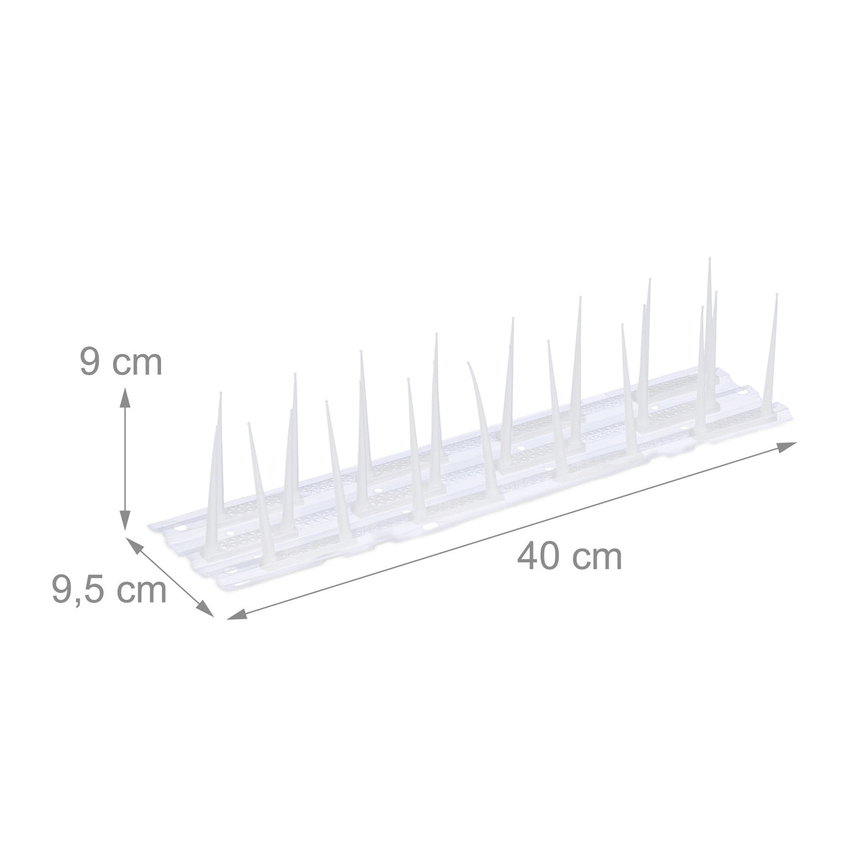 Bird repellent spikes, set of 4