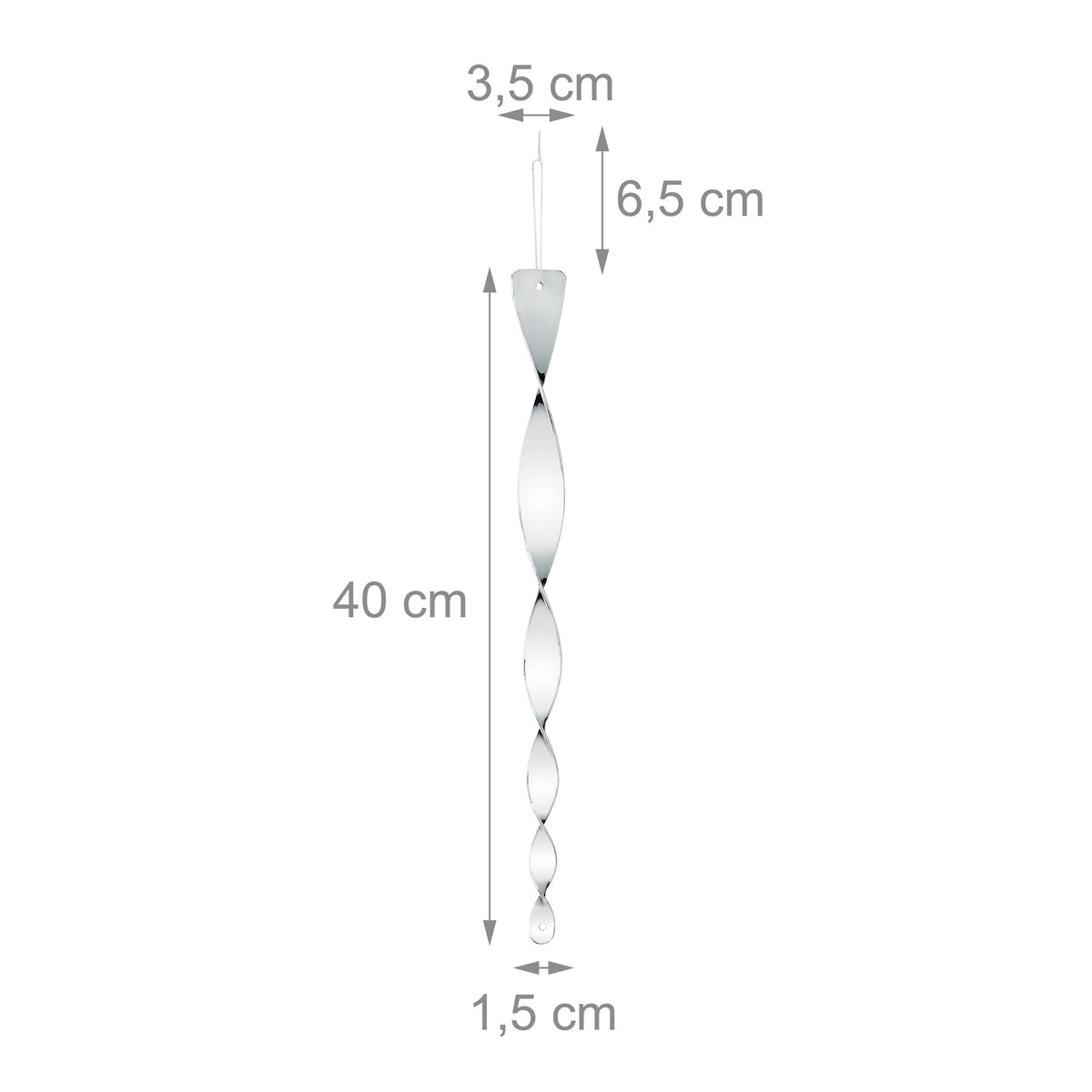 Bird repellent spiral set of 25