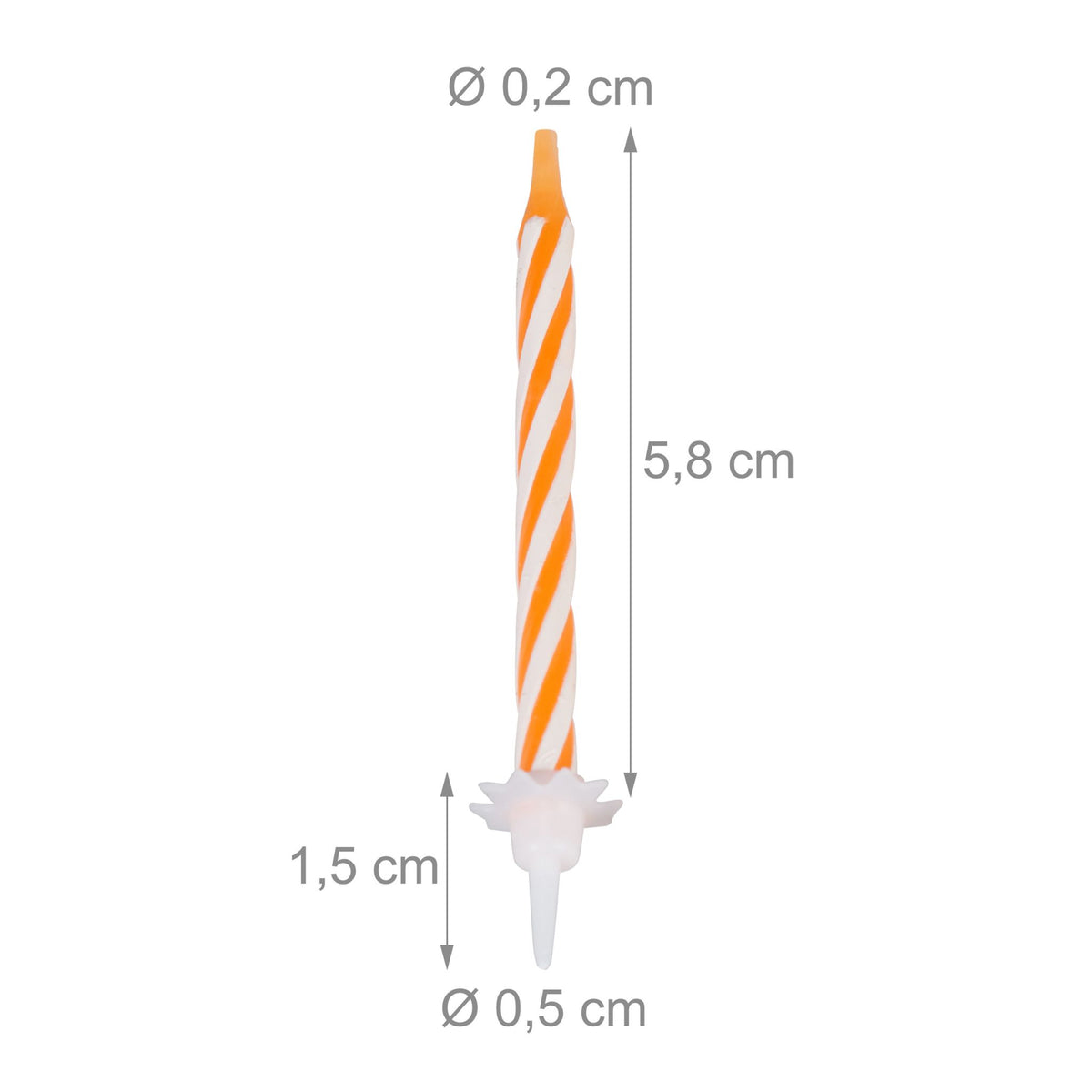 Birthday candles 152 parts
