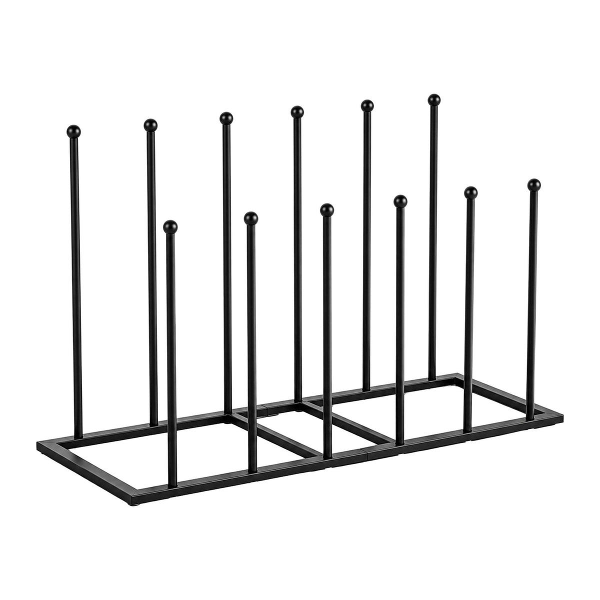 Black Iron Boot Rack for 4-8 Pairs, Indoor/Outdoor Use