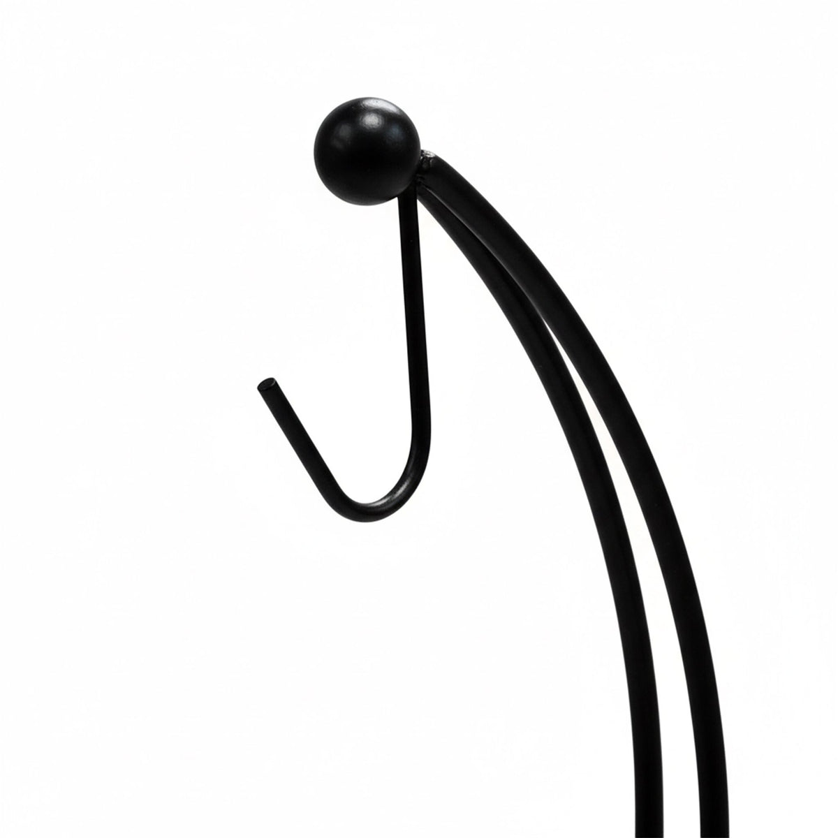 Black Metal Banana Stand – Fruit Holder for Kitchen