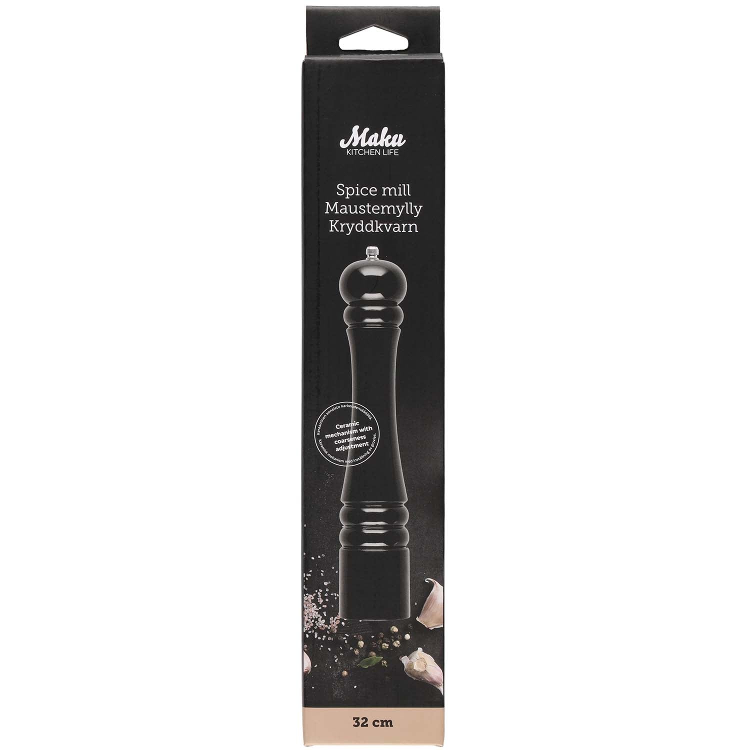 Black Spice Grinder, 32 cm