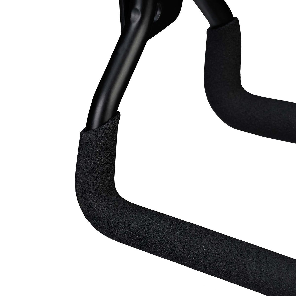 Black Steel Wall-Mounted Garden Hose Holder