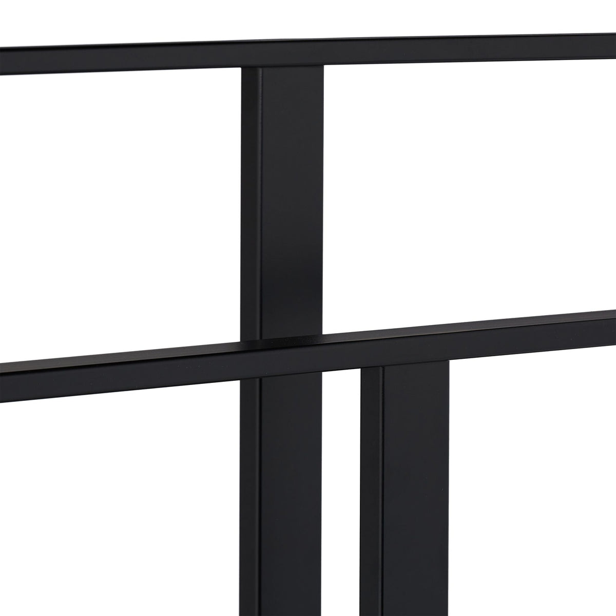 Black Towel Rack with 2 Bars