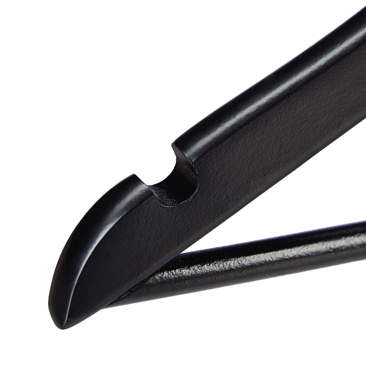Black Wooden Kids' Coat Hangers