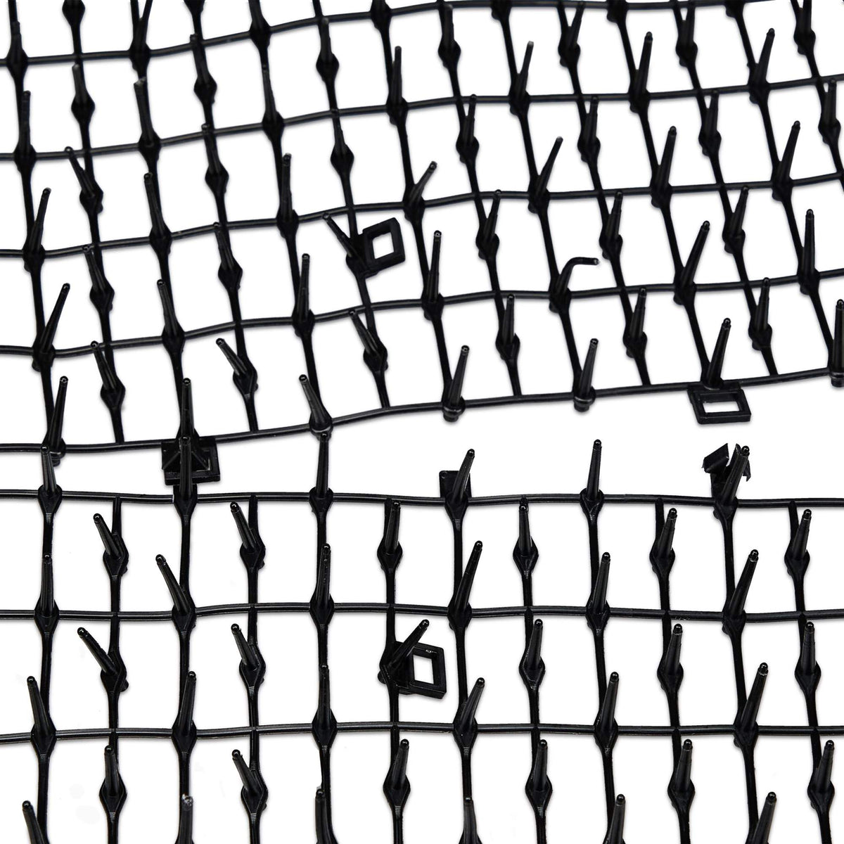 Black barbed wire