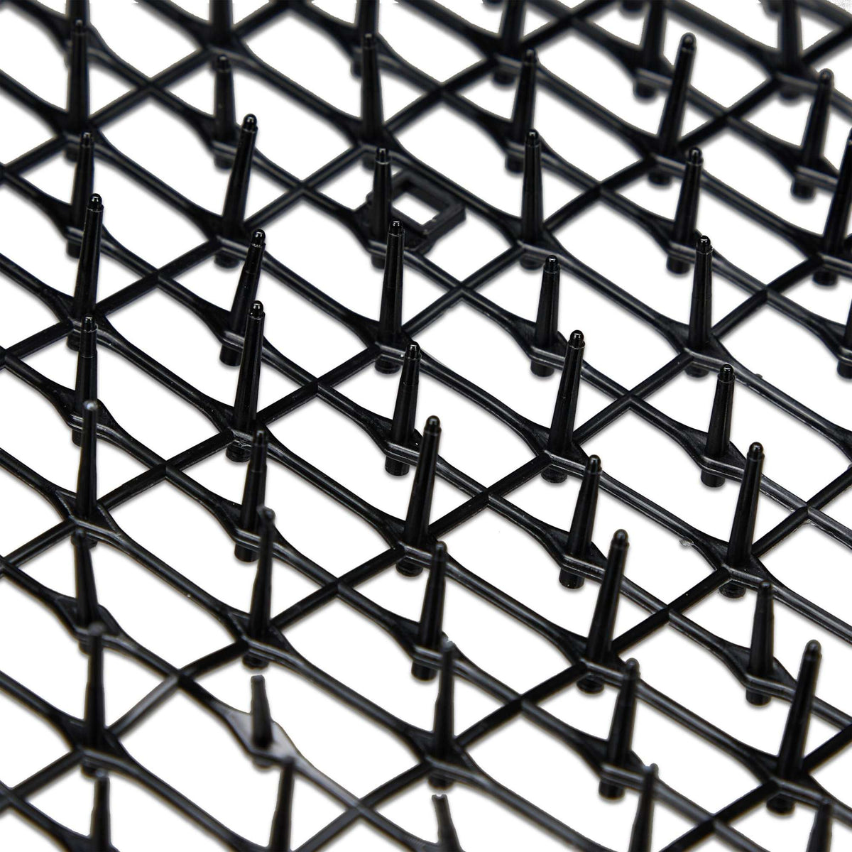 Black barbed wire