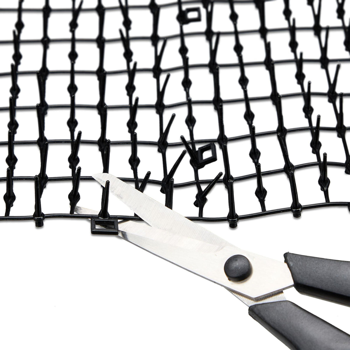 Black barbed wire