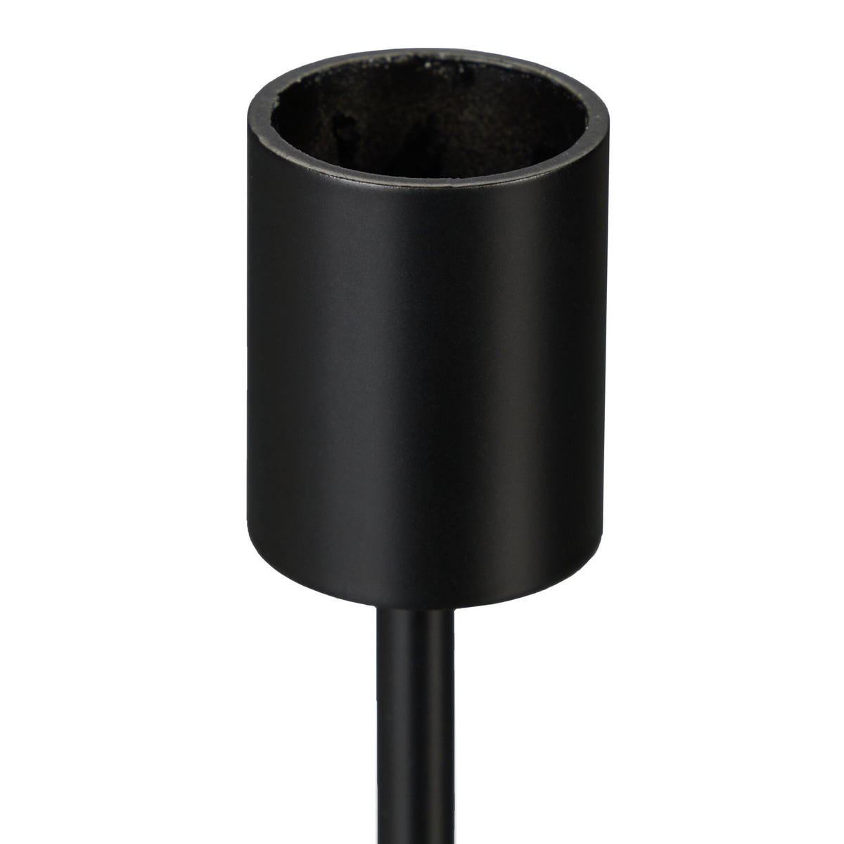 Black candle holder, set of 2
