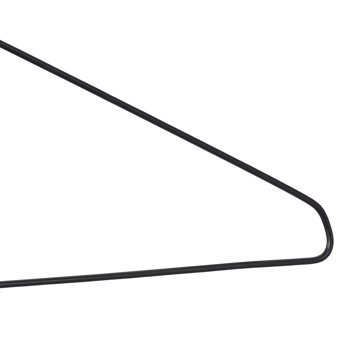 Black clothes hangers 48-pack