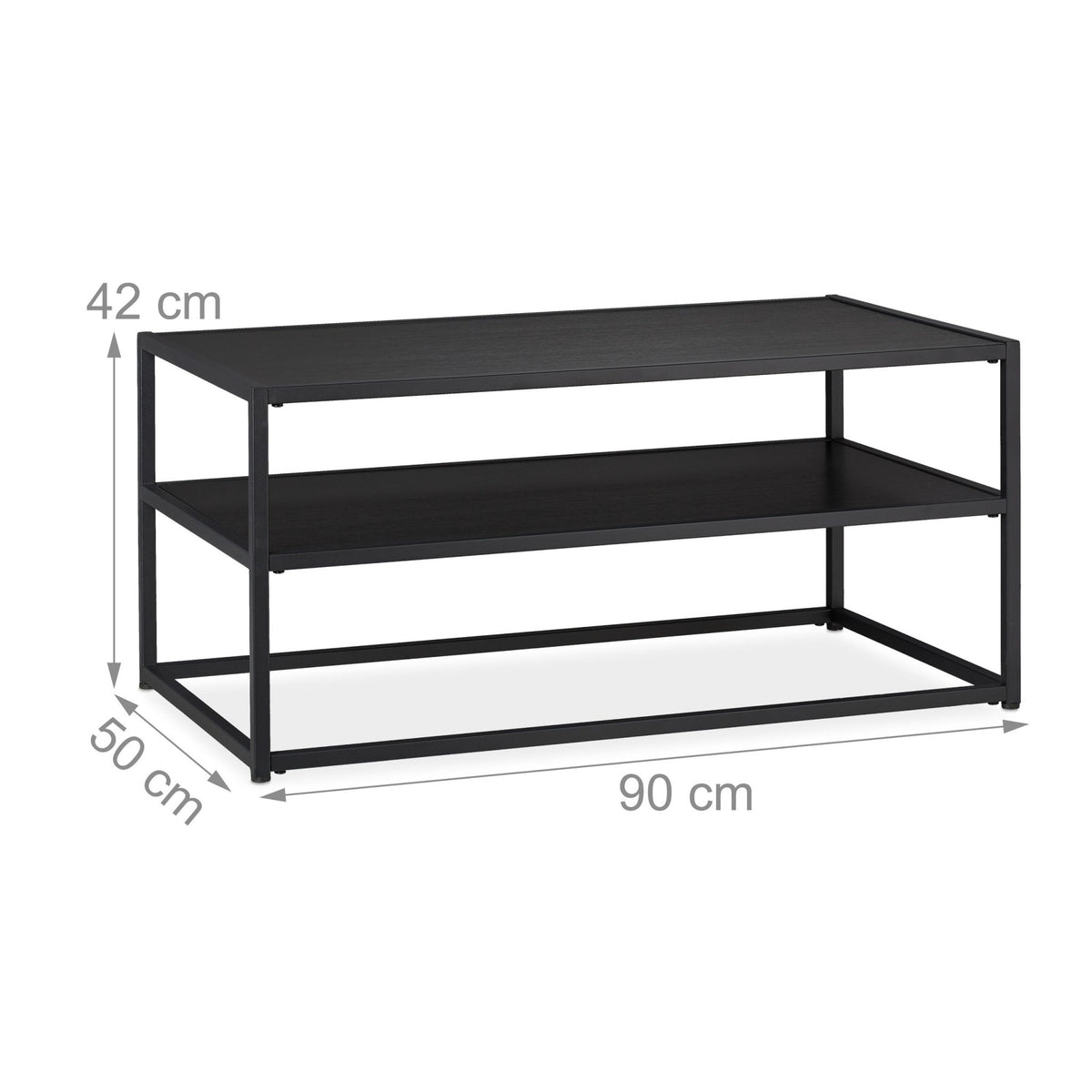 Black coffee table