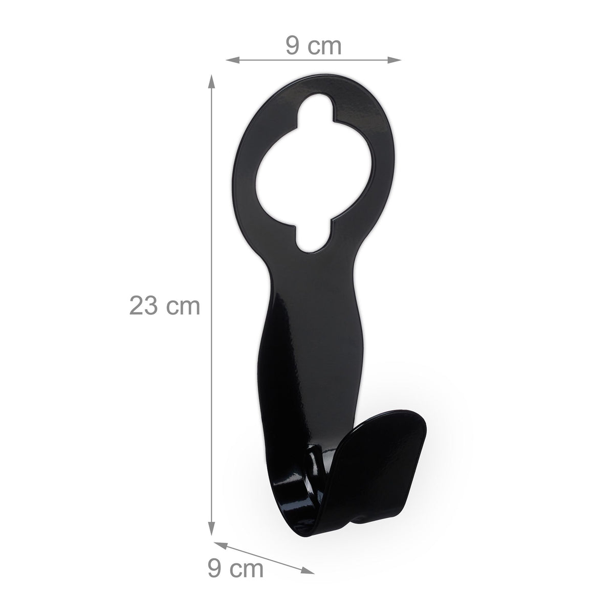 Black hose holder set of 2
