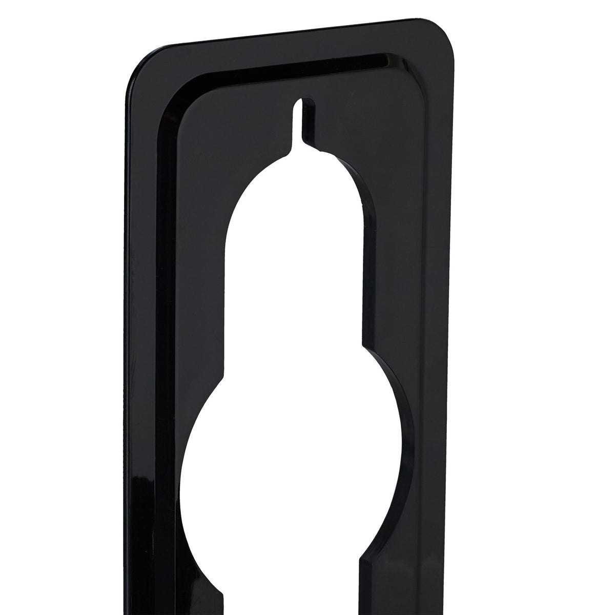 Black hose holder set of 4
