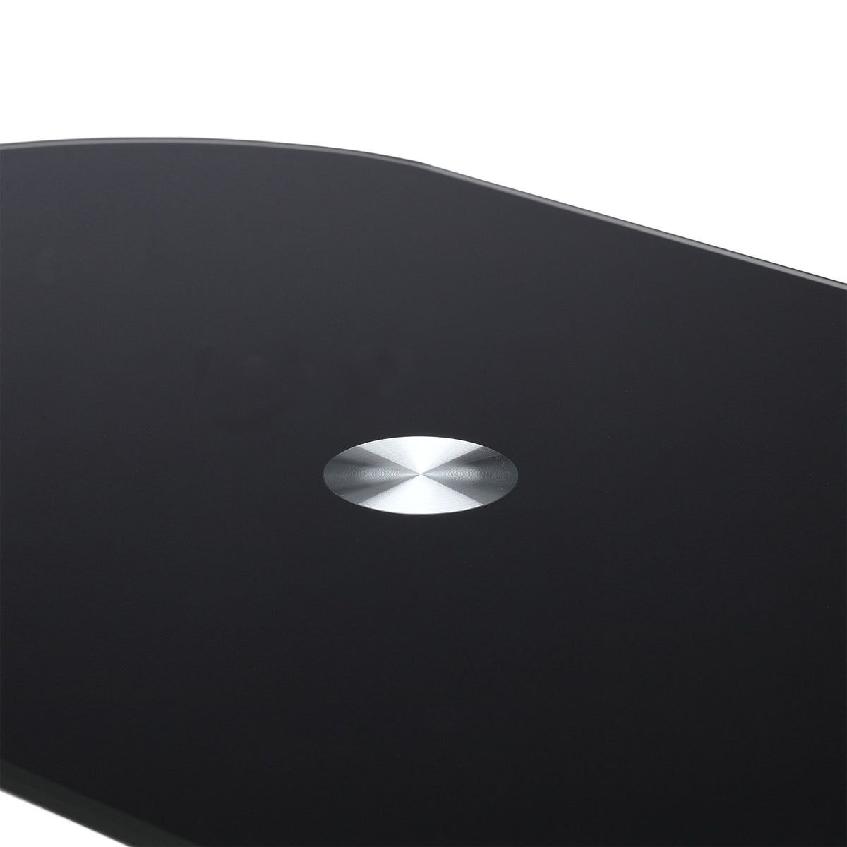 Black side table Glass