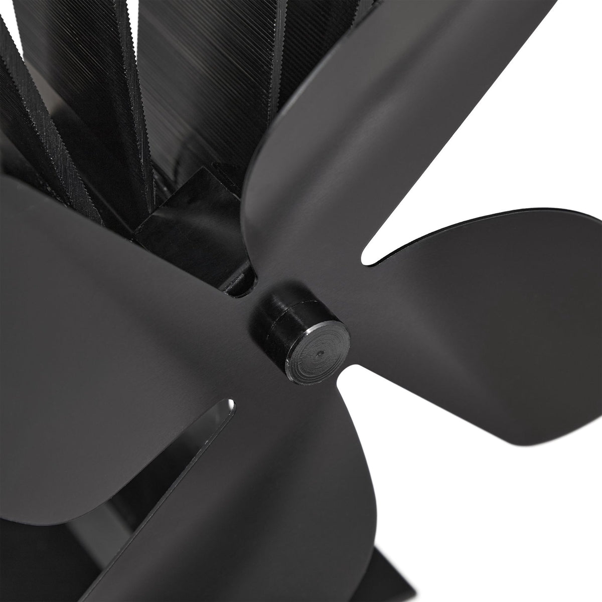 Black stove fan without electricity